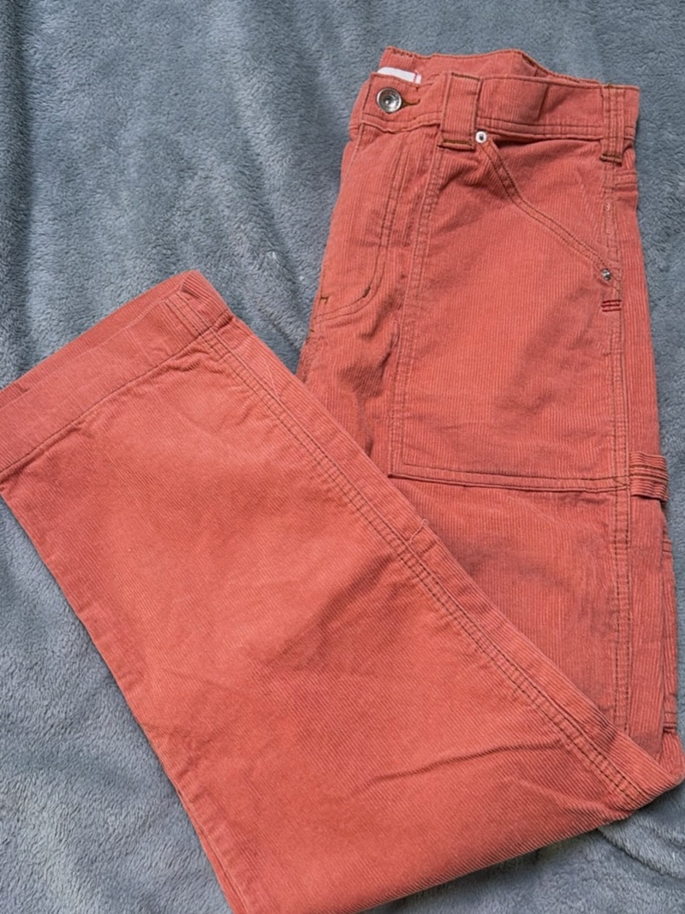 BDG Peach Corduroy Straight-Leg Pants - Size 32